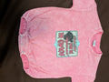 Pink acid wash